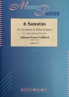 6 Sonatas na puzon i fortepian - J. E. Galliard