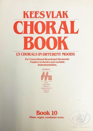 Choral Book 10 - fortepian, organy, partytura dyrygencka - Keesvlak