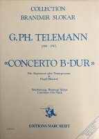 Koncert B-dur na puzon altowy lub tenorowy i fortepian - G. Ph. Telemann