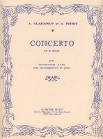 Koncert Es-dur na saksofon i orkiestrę (wyciąg fortepianowy) - A. Głazunow