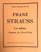 Les Adieux - Romans na waltornię i fortepian - F. Strauss