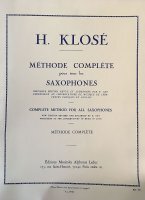 Methode Complete pour tous les saxophones, zeszyty 1 i 2 - H. Klose