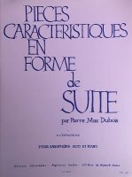 Pieces Caracteristiques en Forme de Suite 1 na saksofon altowy i fortepian - M. Dubois
