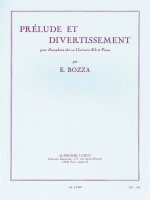 Prelude et Divertissement na saksofon lub klarnet z fortepianem - E. Bozza