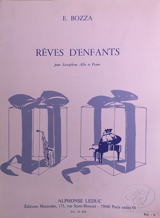 Reves D'Enfants na saksofon altowy i fortepian - E. Bozza