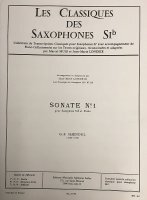 Sonata nr 1 w aranżacji na saksofon i fortepian - G. F. Haendel
