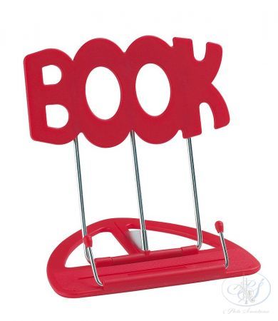 Stojak na nuty lub książki czerwony Book K&M