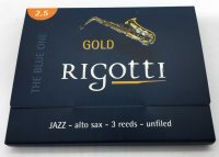 Stroiki Rigotti Gold Jazz do saksofonu altowego 3 szt. nr 2.5