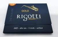 Stroiki Rigotti Gold Jazz  -  do saksofonu altowego 3 szt.