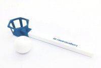 Urządzenie do ćwiczeń oddechowych Flow-Ball kolor biało-niebieski