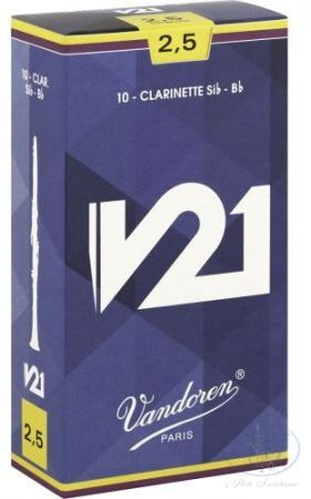 V21 Vandoren stroiki do klarnetu twardość 2,5